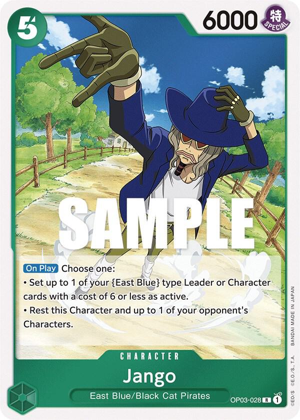 Jango OP03-028 card from Pillars of Strength