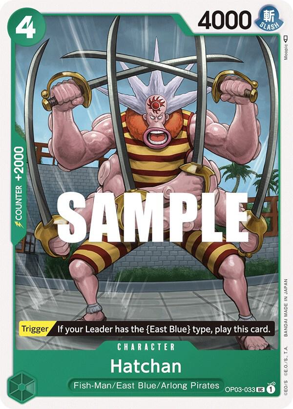 Hatchan OP03-033 card from Pillars of Strength