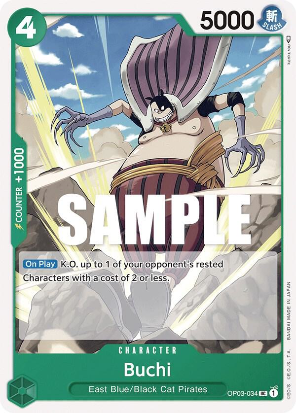 Buchi OP03-034 card from Pillars of Strength