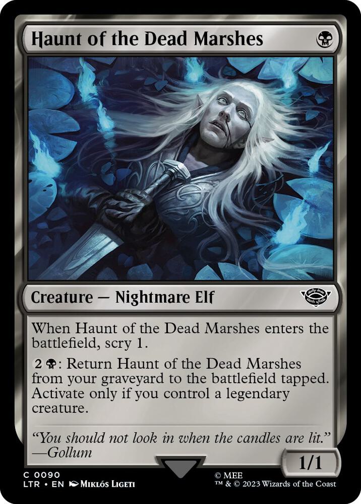 Haunt of the Dead Marshes 90 card from Universes Beyond: The Lord of the Rings: Tales of Middle-earth