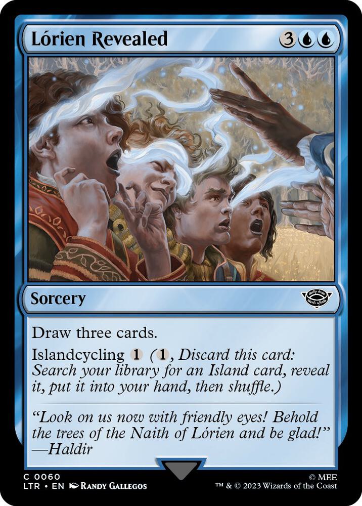 Lorien Revealed 60 card from Universes Beyond: The Lord of the Rings: Tales of Middle-earth