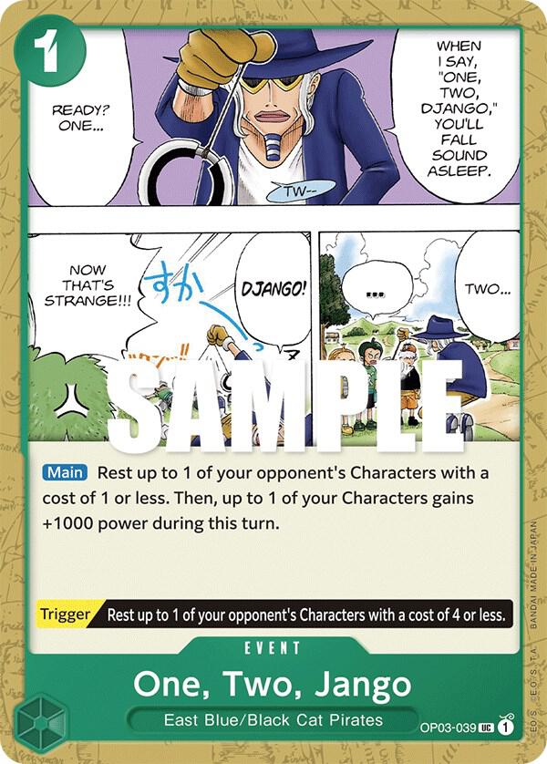 One, Two, Jango OP03-039 card from Pillars of Strength