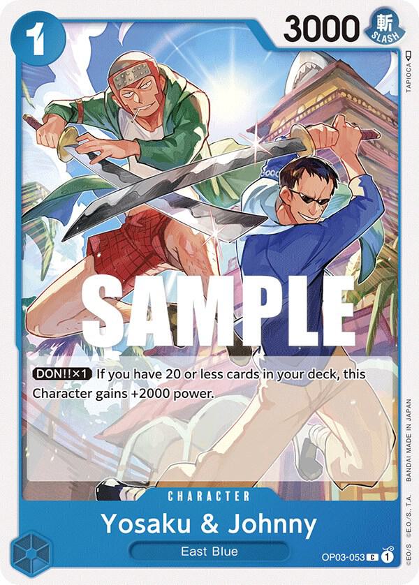 Yosaku & Johnny OP03-053 card from Pillars of Strength