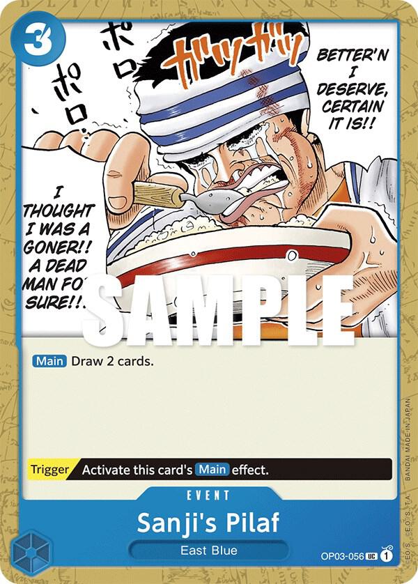 Sanji's Pilaf OP03-056 card from Pillars of Strength