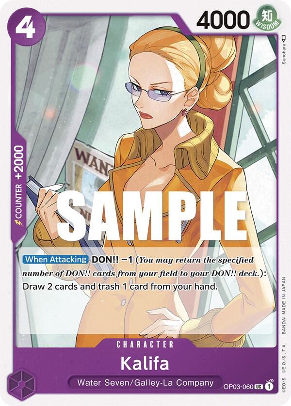 Kalifa OP03-060 card from Pillars of Strength
