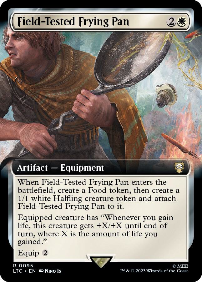 Field-Tested Frying Pan (Extended Art) 95 card from Commander: The Lord of the Rings: Tales of Middle-earth