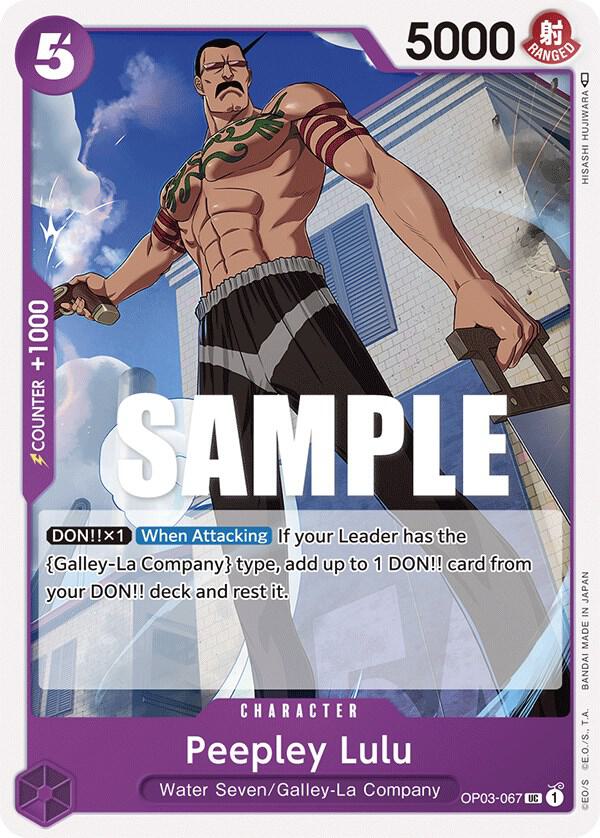 Peepley Lulu OP03-067 card from Pillars of Strength