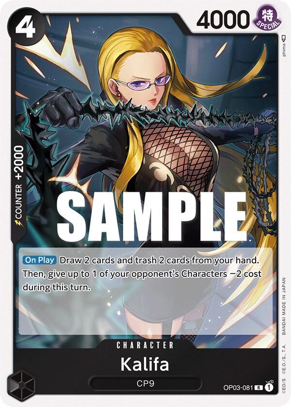 Kalifa OP03-081 card from Pillars of Strength