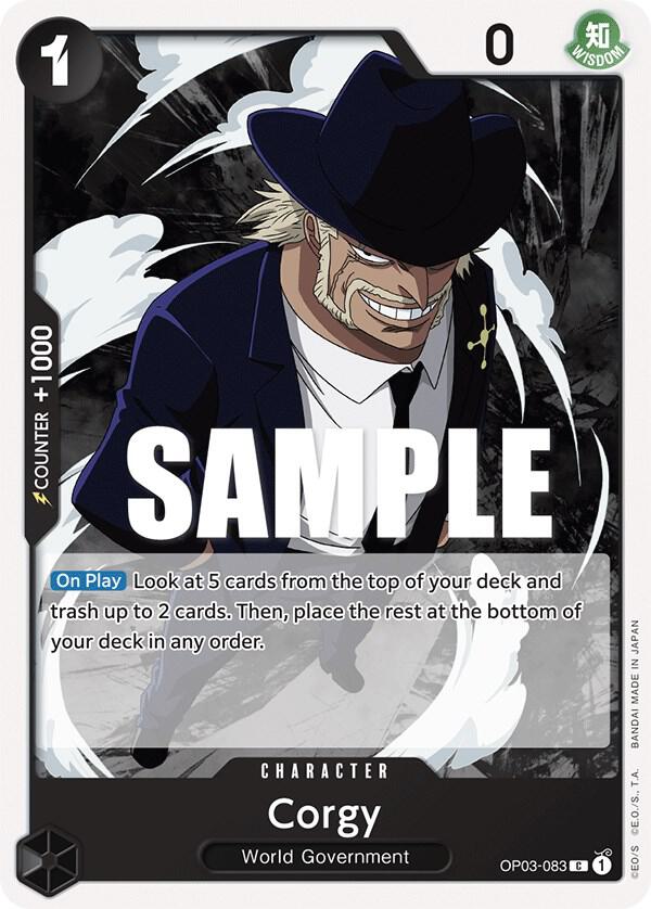 Corgy OP03-083 card from Pillars of Strength
