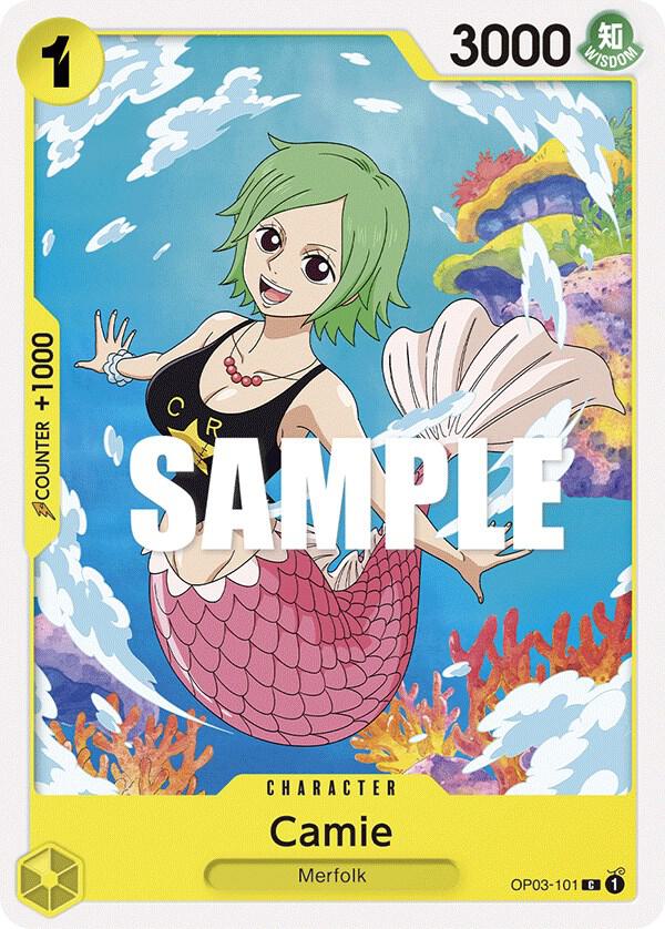 Camie OP03-101 card from Pillars of Strength