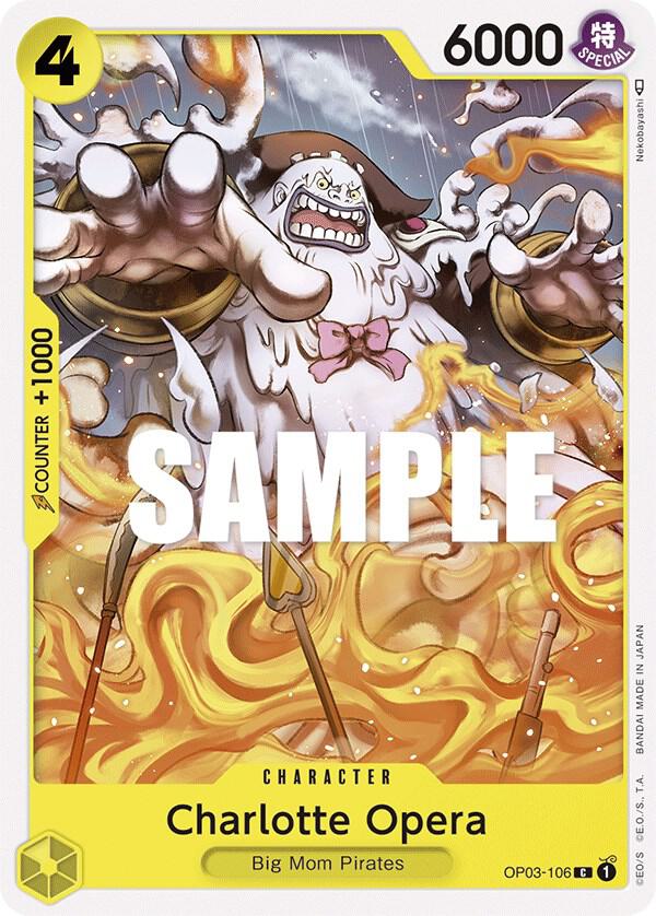 Charlotte Opera OP03-106 card from Pillars of Strength