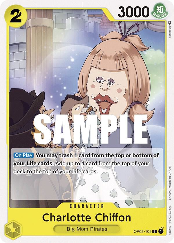Charlotte Chiffon OP03-109 card from Pillars of Strength