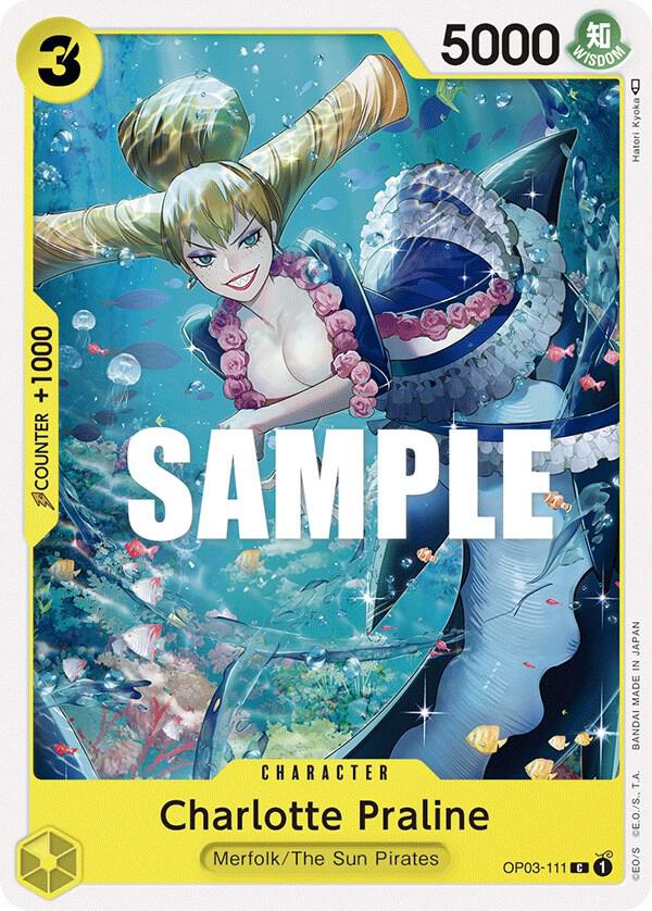Charlotte Praline OP03-111 card from Pillars of Strength