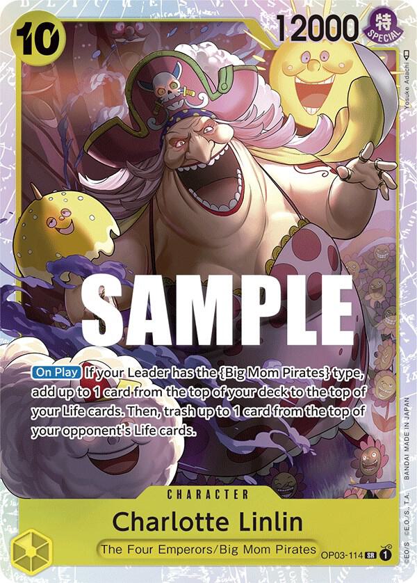 Charlotte Linlin OP03-114 card from Pillars of Strength