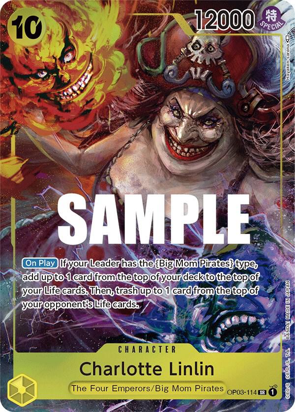 Charlotte Linlin (Alternate Art) OP03-114 card from Pillars of Strength