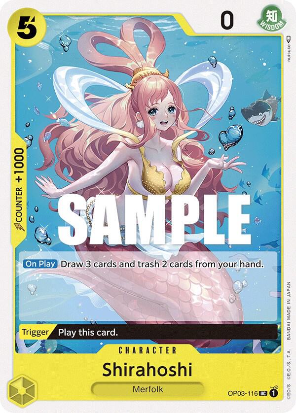 Shirahoshi OP03-116 card from Pillars of Strength