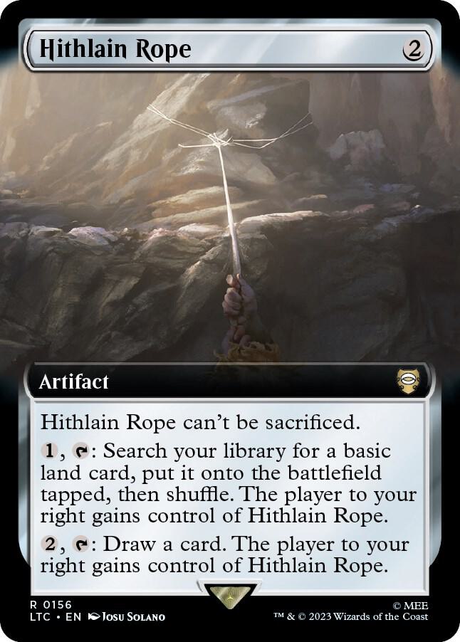 Hithlain Rope (Extended Art) 156 card from Commander: The Lord of the Rings: Tales of Middle-earth