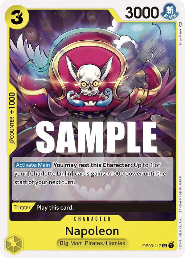 Napoleon OP03-117 card from Pillars of Strength