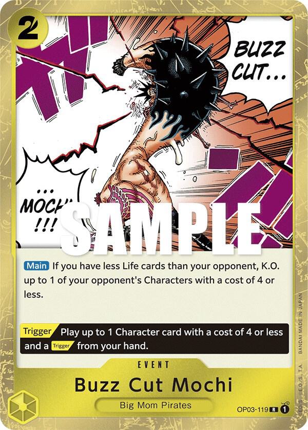 Buzz Cut Mochi OP03-119 card from Pillars of Strength