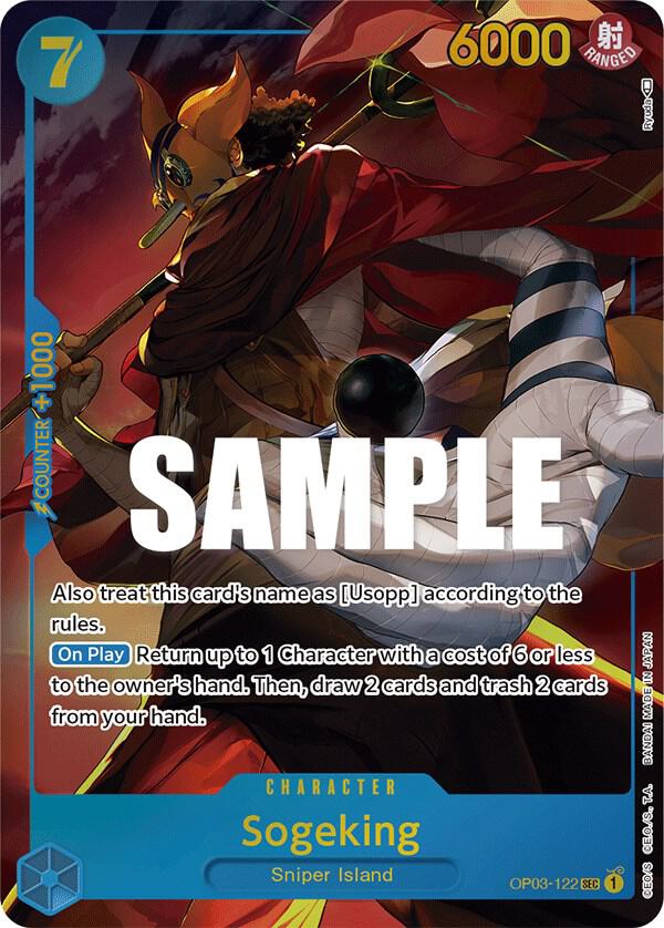 Sogeking (Alternate Art) OP03-122 card from Pillars of Strength