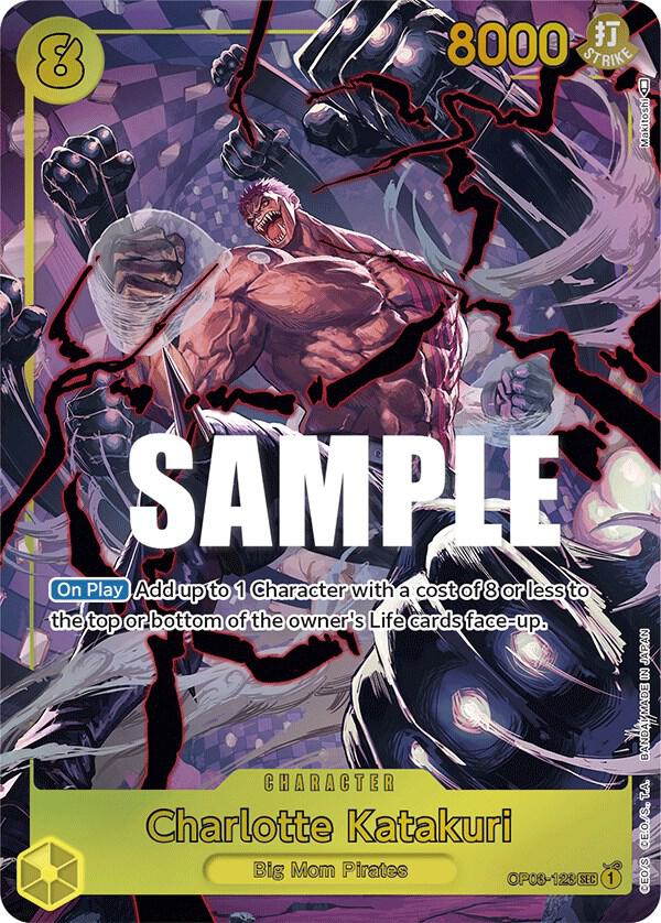 Charlotte Katakuri (Alternate Art) OP03-123 card from Pillars of Strength