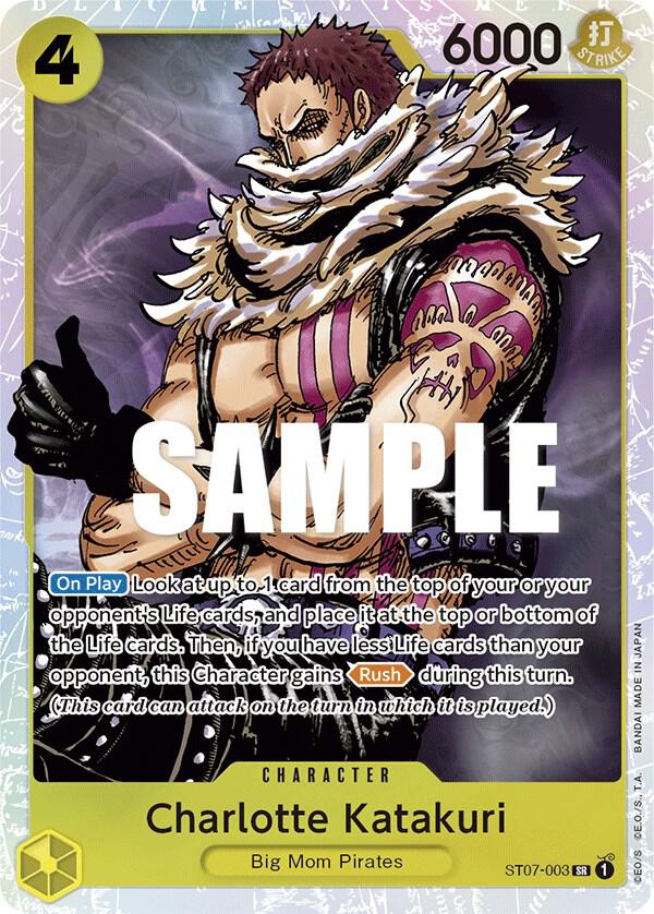 Charlotte Katakuri ST07-003 card from Starter Deck 7: Big Mom Pirates