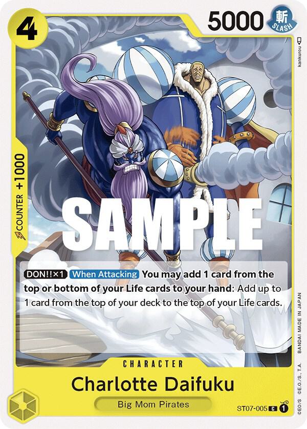 Charlotte Daifuku ST07-005 card from Starter Deck 7: Big Mom Pirates