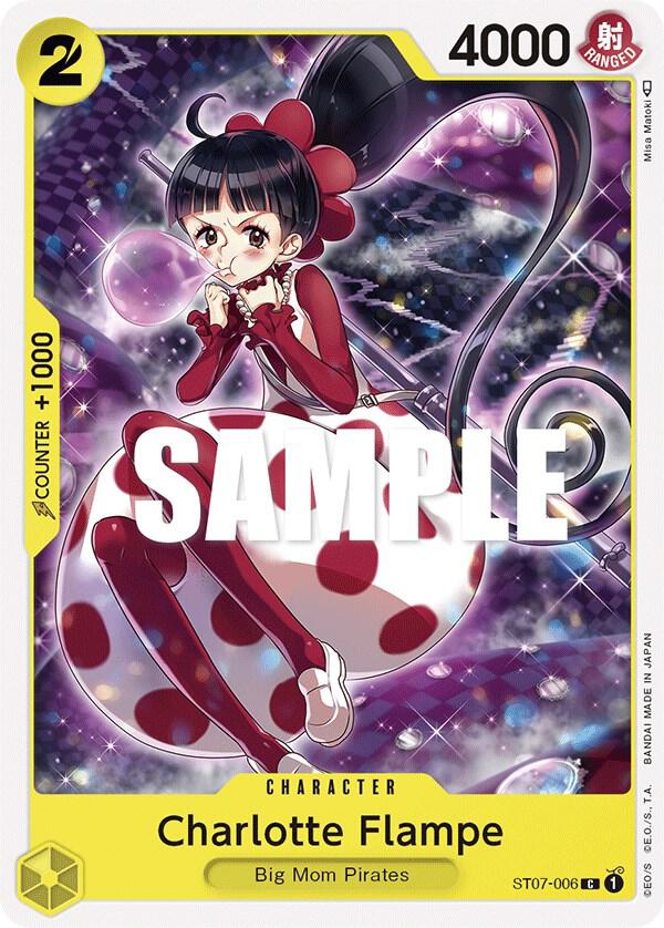 Charlotte Flampe ST07-006 card from Starter Deck 7: Big Mom Pirates