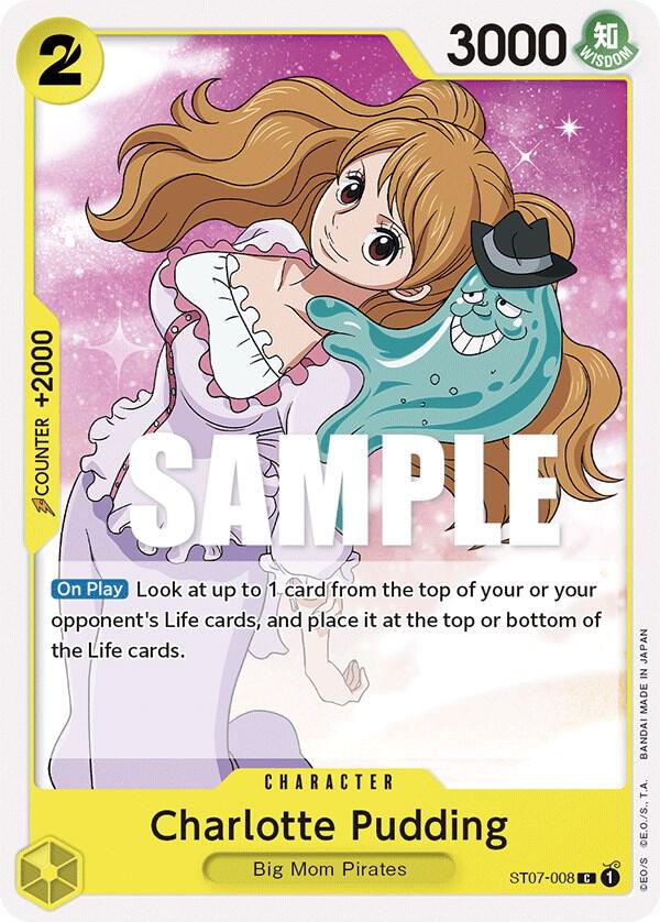 Charlotte Pudding ST07-008 card from Starter Deck 7: Big Mom Pirates