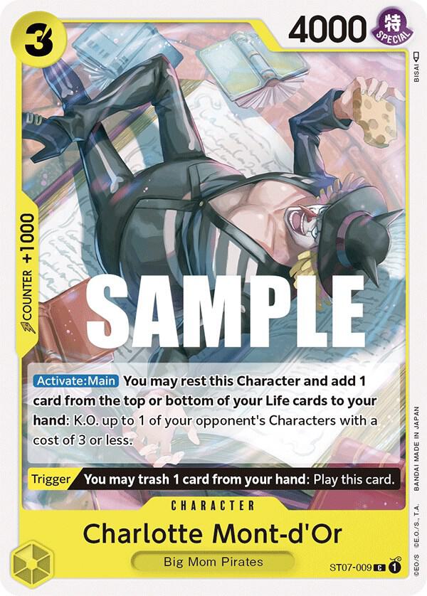 Charlotte Mont-d'Or ST07-009 card from Starter Deck 7: Big Mom Pirates