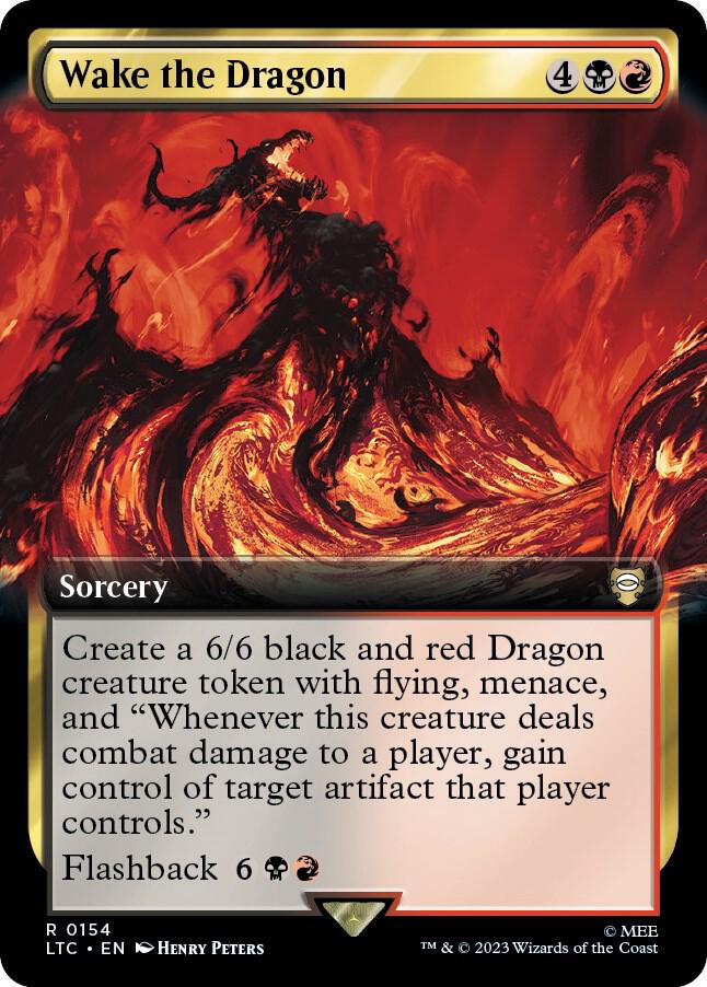 Wake the Dragon (Extended Art) 154 card from Commander: The Lord of the Rings: Tales of Middle-earth