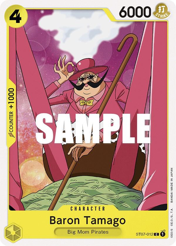 Baron Tamago ST07-012 card from Starter Deck 7: Big Mom Pirates