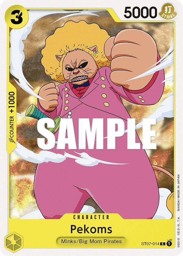 Pekoms ST07-014 card from Starter Deck 7: Big Mom Pirates