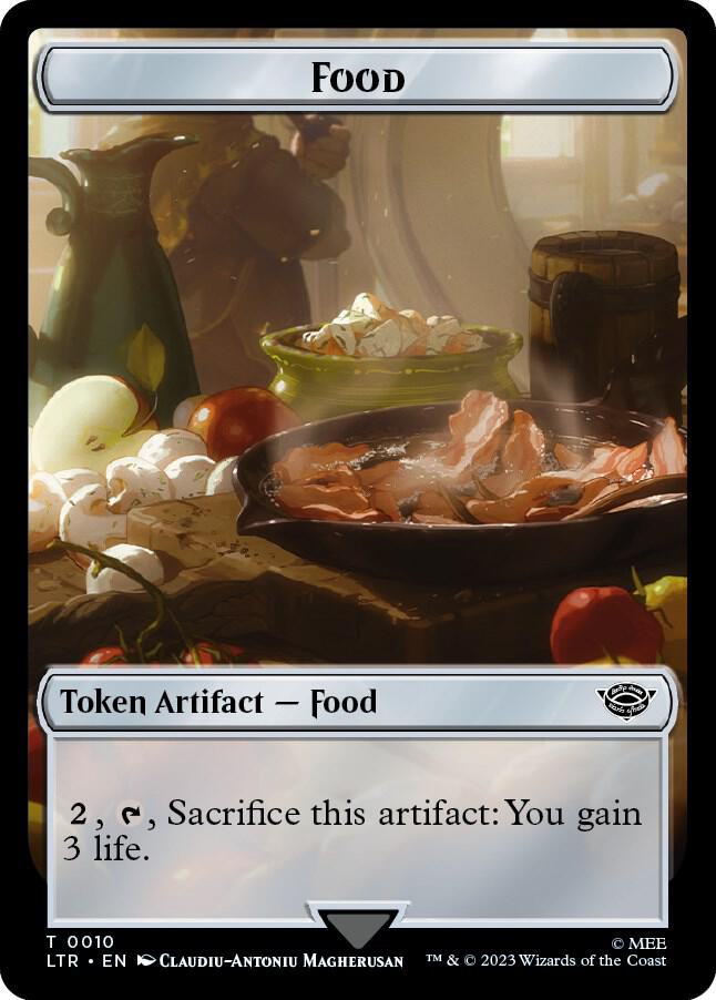 Food Token 10 card from Universes Beyond: The Lord of the Rings: Tales of Middle-earth
