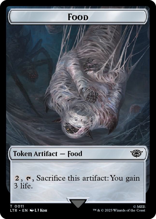 Food Token 11 card from Universes Beyond: The Lord of the Rings: Tales of Middle-earth