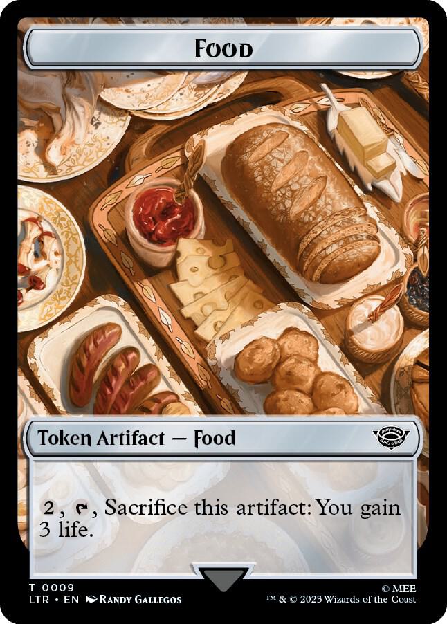 Food Token 9 card from Universes Beyond: The Lord of the Rings: Tales of Middle-earth