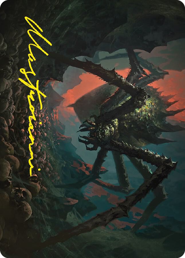 Shelob, Child of Ungoliant Art Card (Gold-Stamped Signature) 23 card from Art Series: Universes Beyond: The Lord of the Rings: Tales of Middle-earth