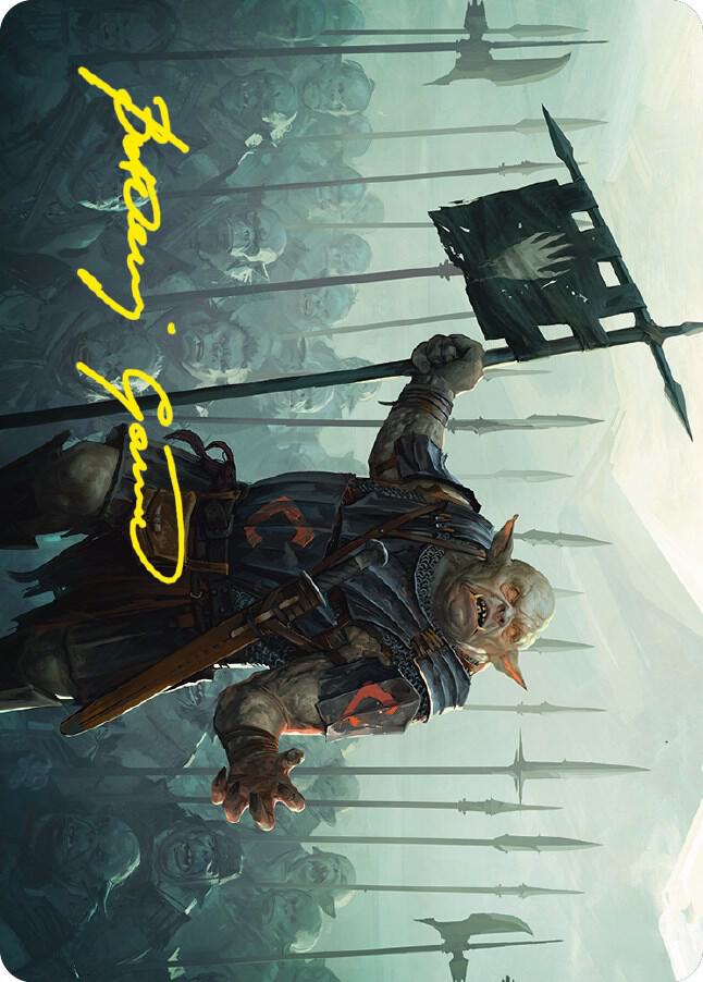 Ugluk of the White Hand Art Card (Gold-Stamped Signature) 27 card from Art Series: Universes Beyond: The Lord of the Rings: Tales of Middle-earth