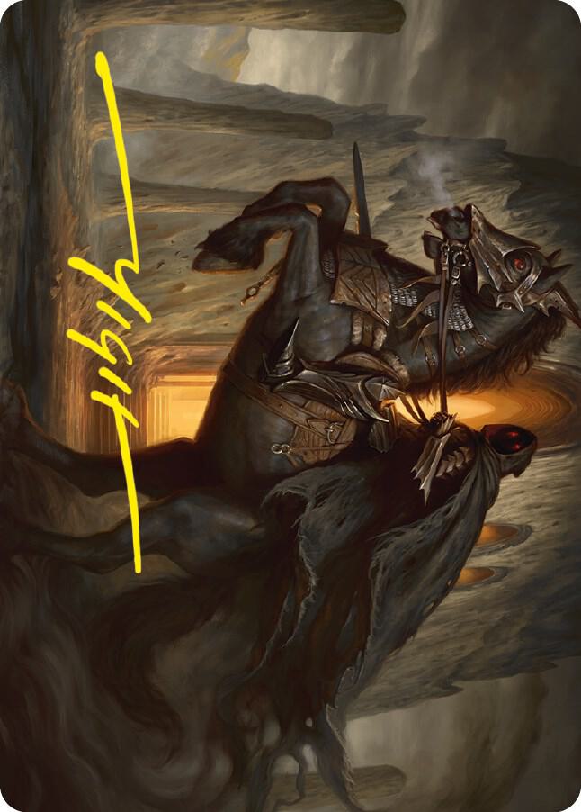 Nazgul Art Card (Gold-Stamped Signature) 53 card from Art Series: Universes Beyond: The Lord of the Rings: Tales of Middle-earth