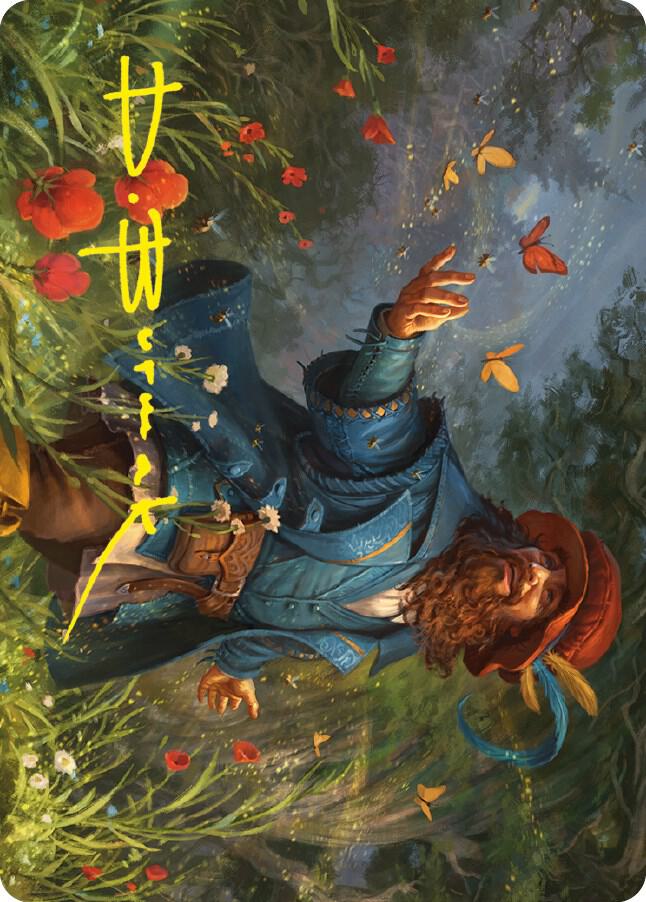 Tom Bombadil Art Card (Gold-Stamped Signature) 26 card from Art Series: Universes Beyond: The Lord of the Rings: Tales of Middle-earth