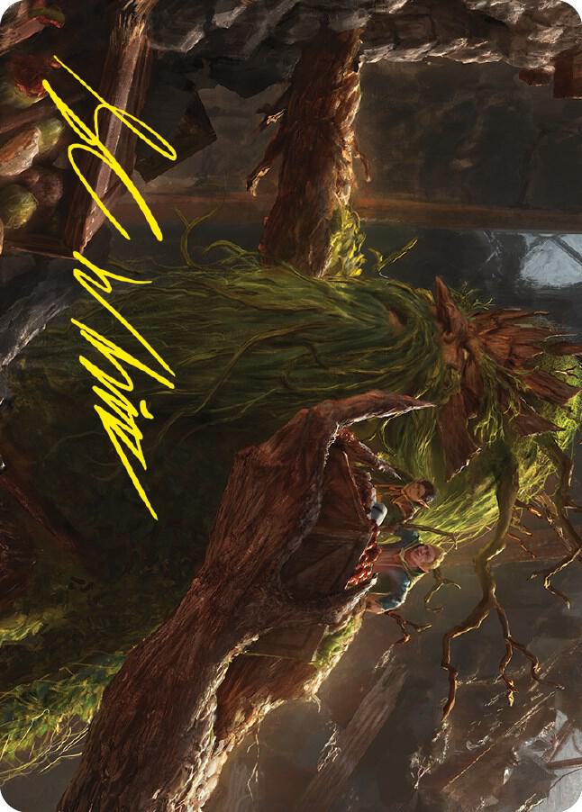 Treebeard, Gracious Host Art Card (Gold-Stamped Signature) 67 card from Art Series: Universes Beyond: The Lord of the Rings: Tales of Middle-earth