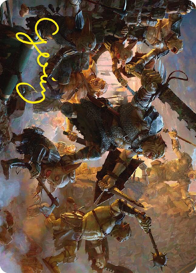 Thrill of Possibility Art Card (Gold-Stamped Signature) 71 card from Art Series: Universes Beyond: The Lord of the Rings: Tales of Middle-earth