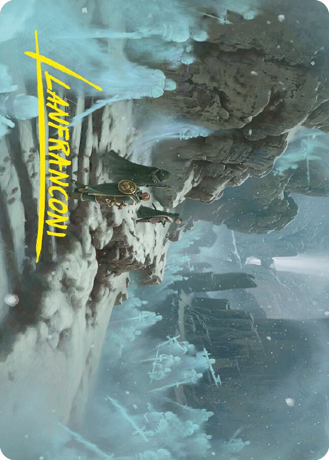 Ghost Quarter Art Card (Gold-Stamped Signature) 78 card from Art Series: Universes Beyond: The Lord of the Rings: Tales of Middle-earth