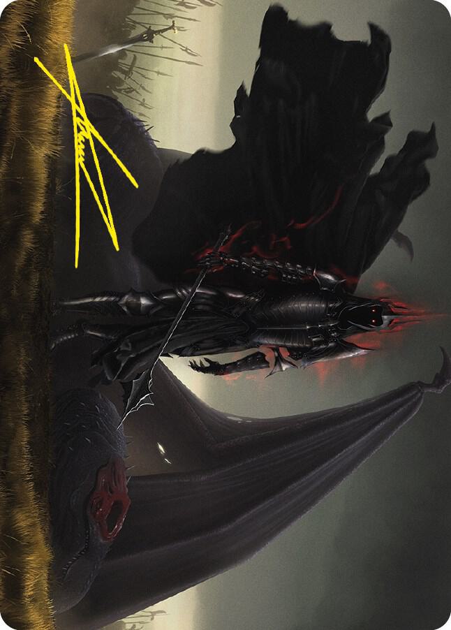 Witch-king of Angmar Art Card (Gold-Stamped Signature) 43 card from Art Series: Universes Beyond: The Lord of the Rings: Tales of Middle-earth