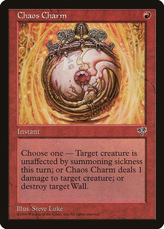 Chaos Charm card from Mirage
