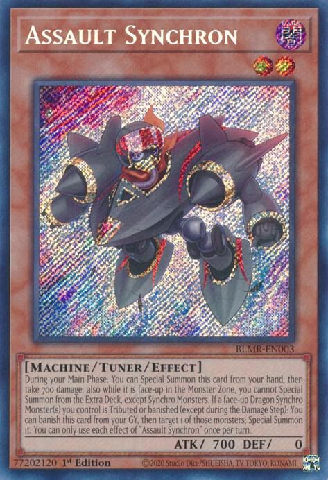 Assault Synchron BLMR-EN003 card from Battles of Legend: Monstrous Revenge