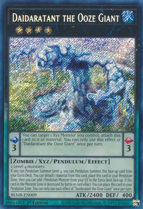 Daidaratant the Ooze Giant BLMR-EN009 card from Battles of Legend: Monstrous Revenge