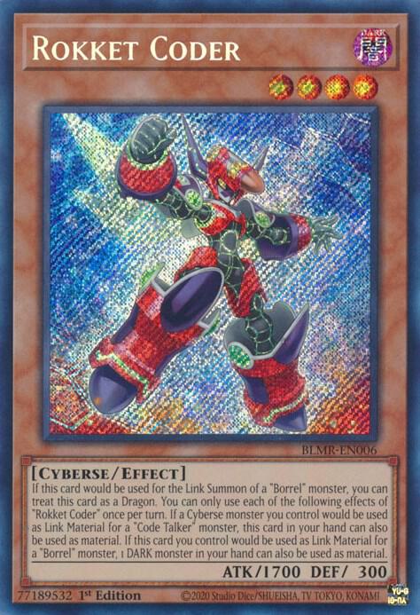 Rokket Coder BLMR-EN006 card from Battles of Legend: Monstrous Revenge