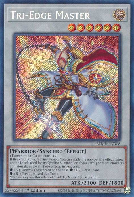 Tri-Edge Master BLMR-EN008 card from Battles of Legend: Monstrous Revenge
