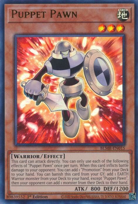 Puppet Pawn BLMR-EN015 card from Battles of Legend: Monstrous Revenge